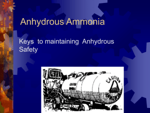 Anhydrous Ammonia
