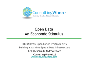 Open Data – An Economic - International Hydrographic Organization