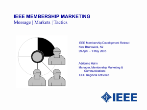 IEEE Membership Marketing