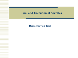 The Trial and Death of Socrates