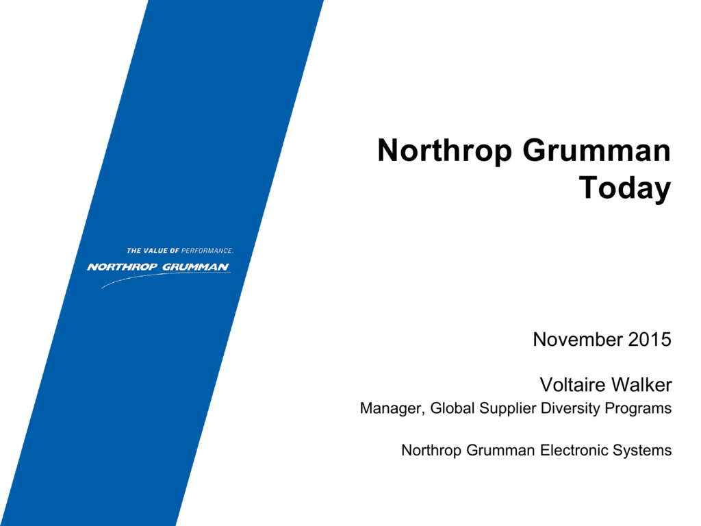 Northrop Grumman Org Chart
