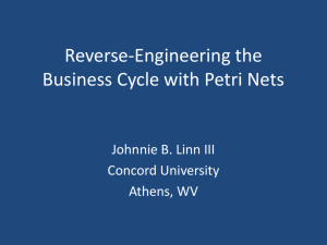 Reverse-Engineering the Business Cycle with Petri Nets