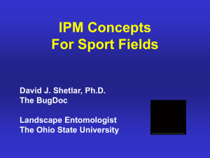 Sport Field IPM - The Ohio State University