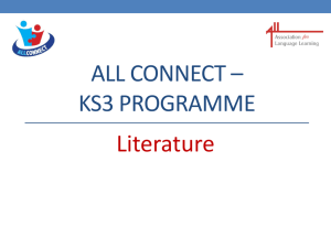 KS3 Literature module