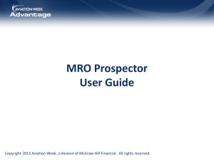 MRO Prospector Data