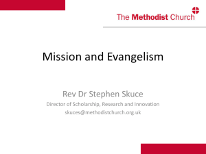 Christian mission - The Methodist Church of Great Britain