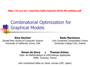 Advances in Combinatorial Optimization for Graphical Models