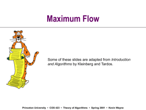 Max Flow slides