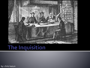 The Inquisition - St John Brebeuf