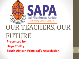 our teachers, our future - North