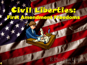 Reg Gov 19 Civ. lib. 1st Amend Freedoms Norman
