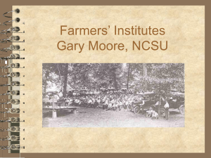 Farmers' Institutes