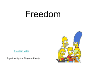 Freedom Powerpoint (Link to Paul Video included!)