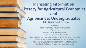 InformationLiteracyAAEA2013 - Purdue Agriculture