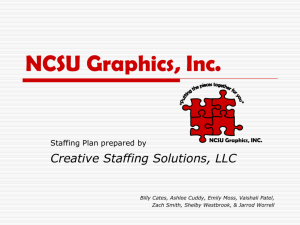 NCSU Graphics, Inc. - MIE438