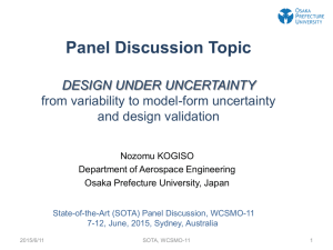 Optimization under Uncertainty - School of Aerospace, Mechanical