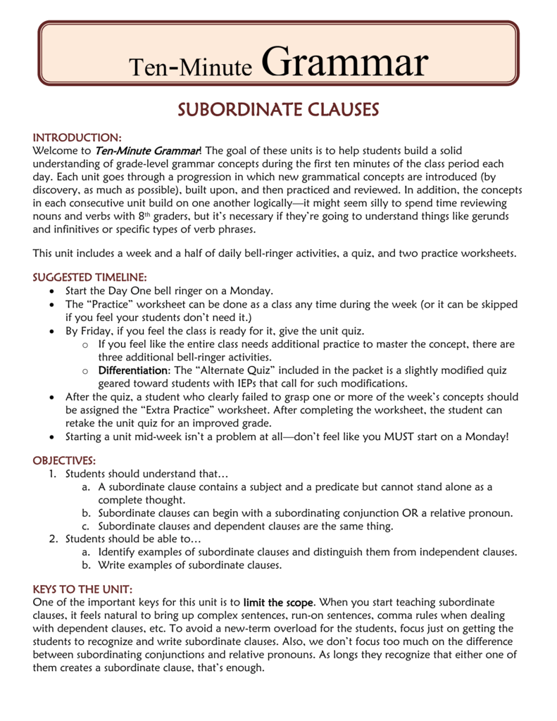 subordinate-clauses