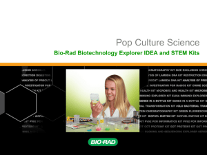 Using Pop Culture in Your Science Class - Bio-Rad