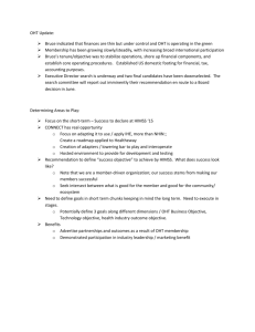 2014-05 OHT Strategy Session Notes