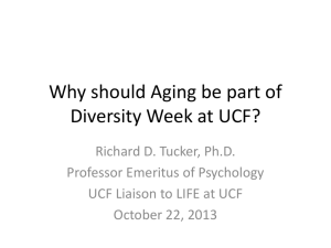 Tucker - LIFE at UCF - University of Central Florida