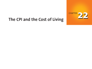 22.1 the consumer price index