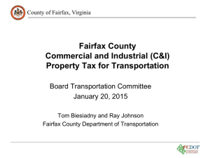 Fairfax County Commercial and Industrial (C&I)