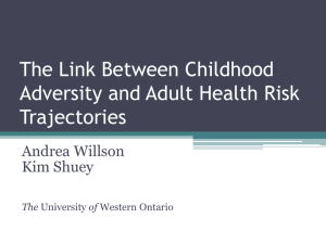 The Link Between Childhood Adversity and Adult