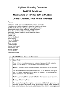 Taxi Sub Group Meeting Note - 14 May 2014