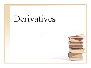 Derivatives - Glassboro Public Schools