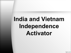 India and Vietnam Independence ppt