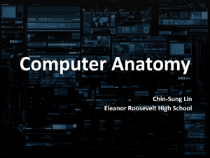 Computer Anatomy - Eleanor Roosevelt High School