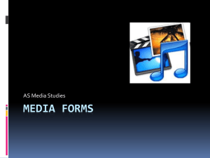 Media Forms and Genre