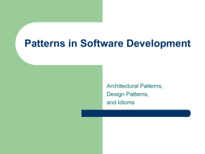 Patterns in Software Development