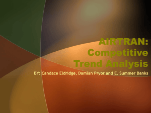 AIRTRAN: Competitive Trend Analysis