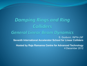 A3.2_DR_Linear_BD - International Linear Collider