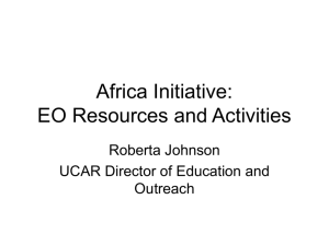 Africa Initiative EO Resources and Activities