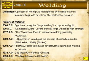 Chapter-5 ( Welding )