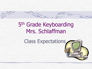 5th Grade - Mrs. Schlaffman's Computer Class