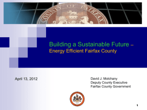 Fairfax County Energy Efficiency and Conservation (Molchany)