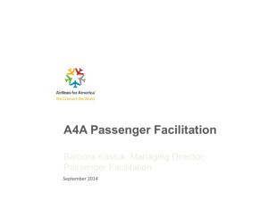 A4A Passenger Facilitation - Barbara Kostuk