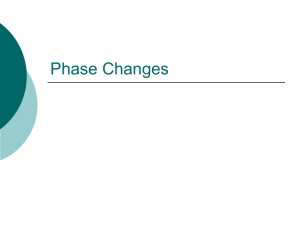 phase change