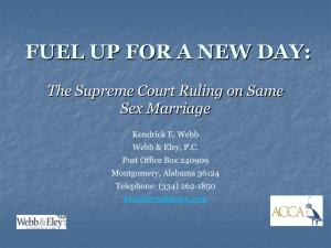 The Supreme Court Ruling on Marriage Definition