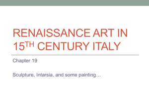 Chapter19-Renaissance Art in 15th Century Italy