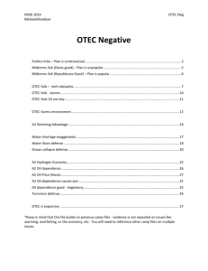 OTEC is expensive - Open Evidence Project
