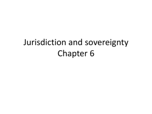 Jurisdiction Chapter 5