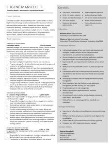 Professional Resume (WORD Format)