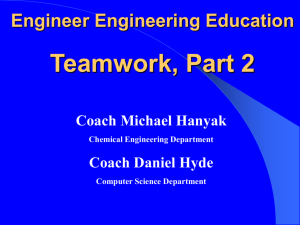 How to Engineer Engineering Education A Catalyst Workshop for