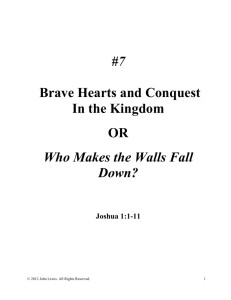 Joshua 1:9 - Kingdom Story Ministries