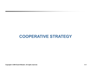 Strategic Management 6e. - Hitt, Hoskisson, and Ireland