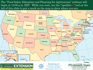 Food Safety Education and Planning for